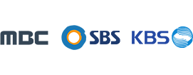 MBC, KBS, SBS 로고